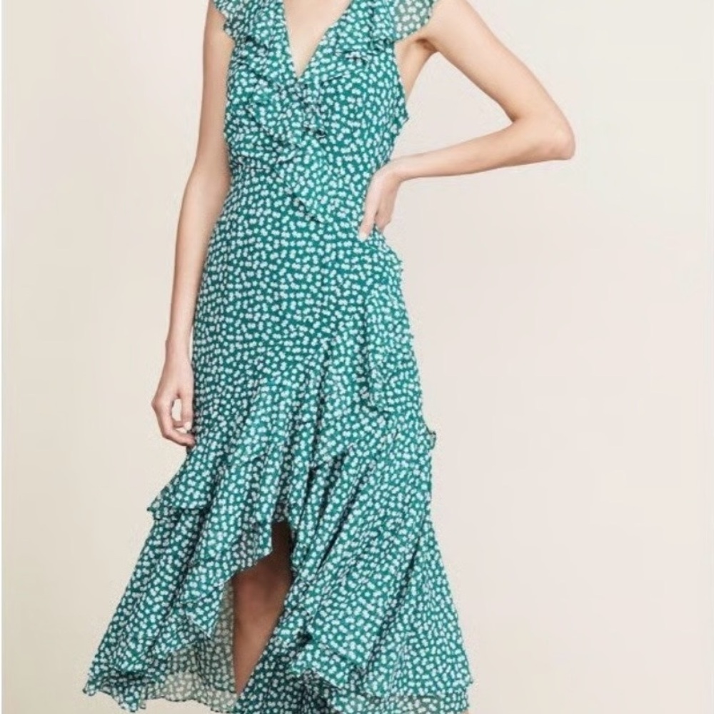 C/MEO Collective BE ABOUT YOU Midi ruffle dress